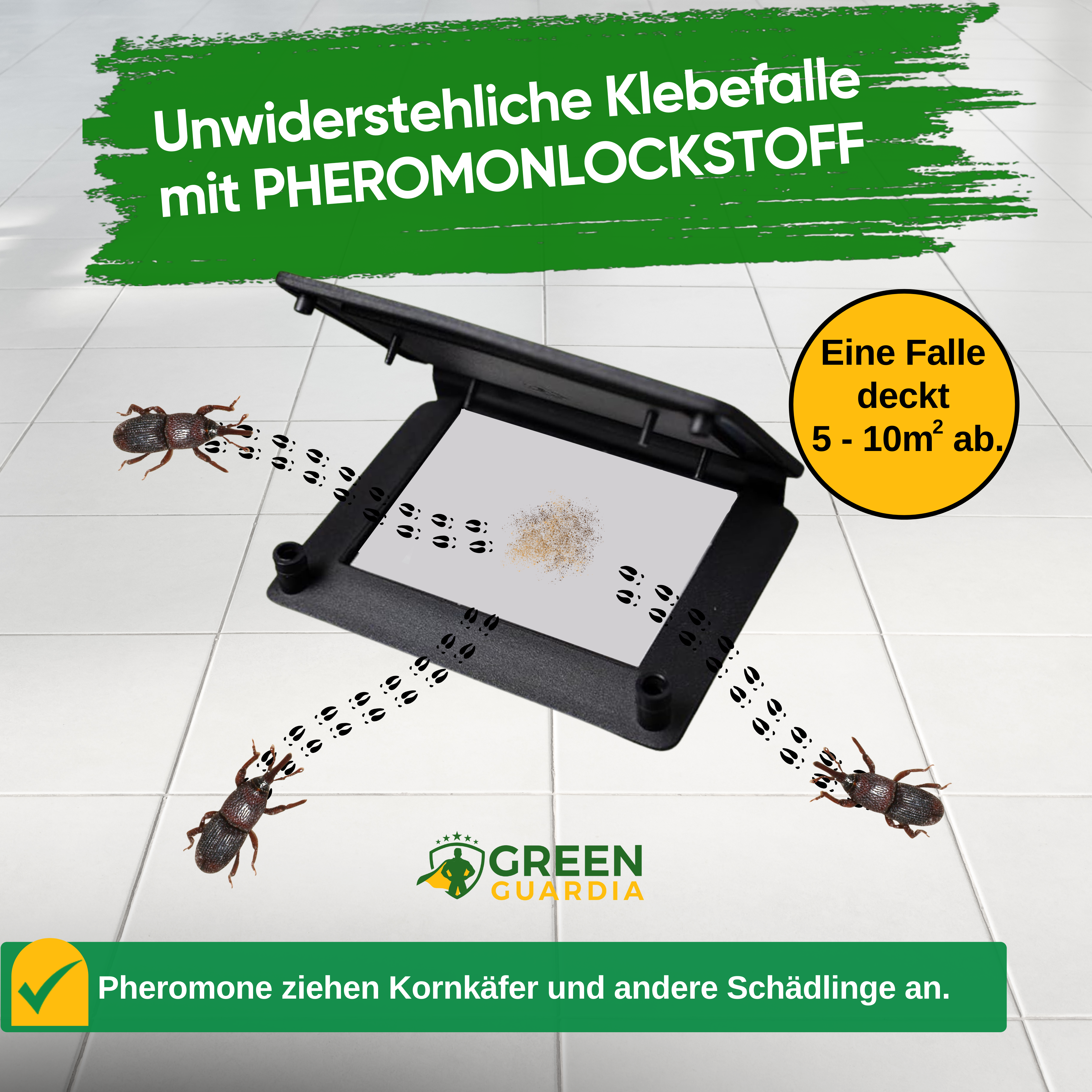 Graankeverval met feromoonlokmiddel