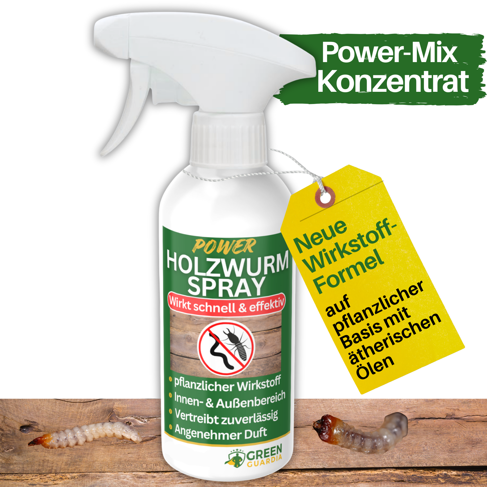 Spray répulsif puissant contre les vers à bois 