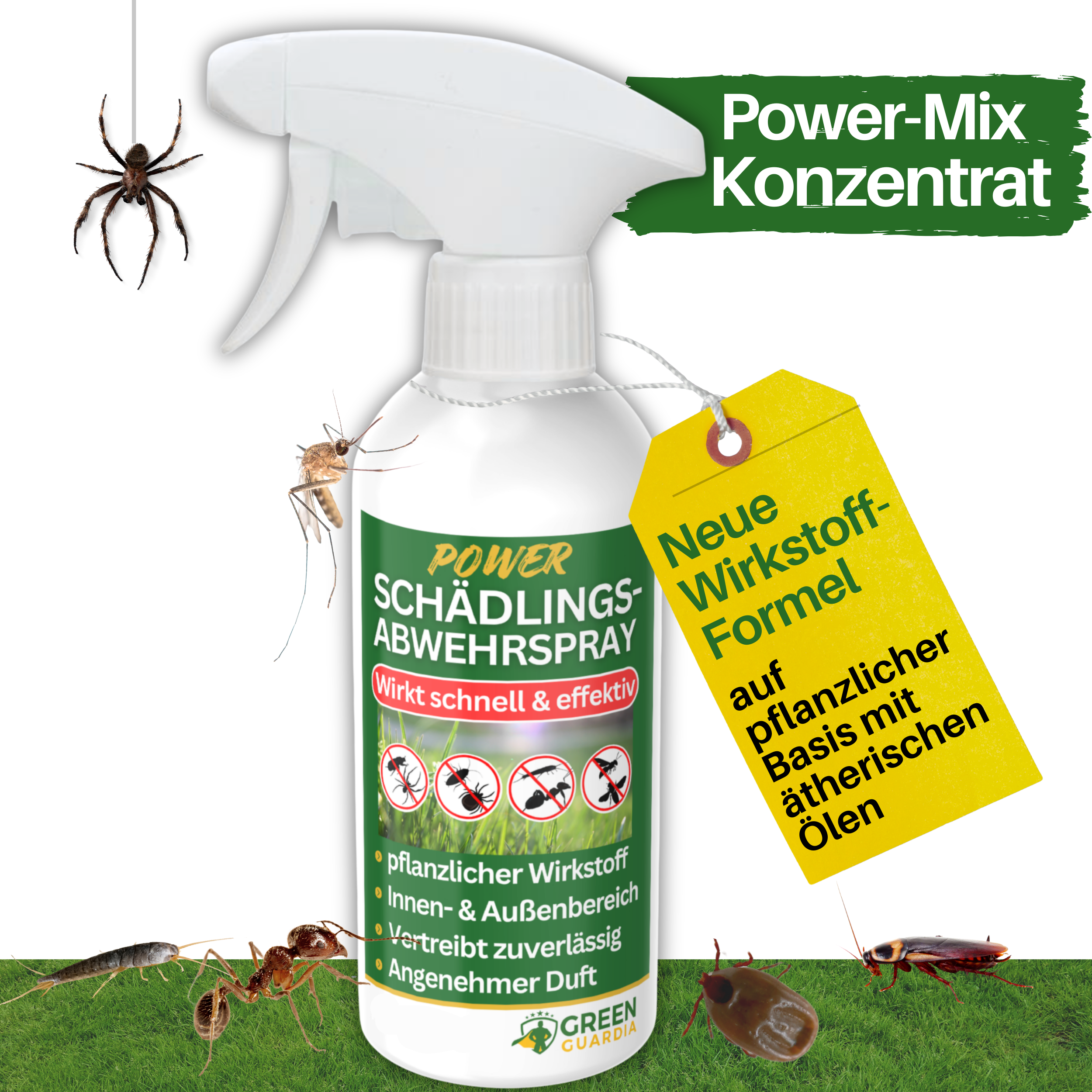 Spray répulsif puissant concentré contre les nuisibles 
