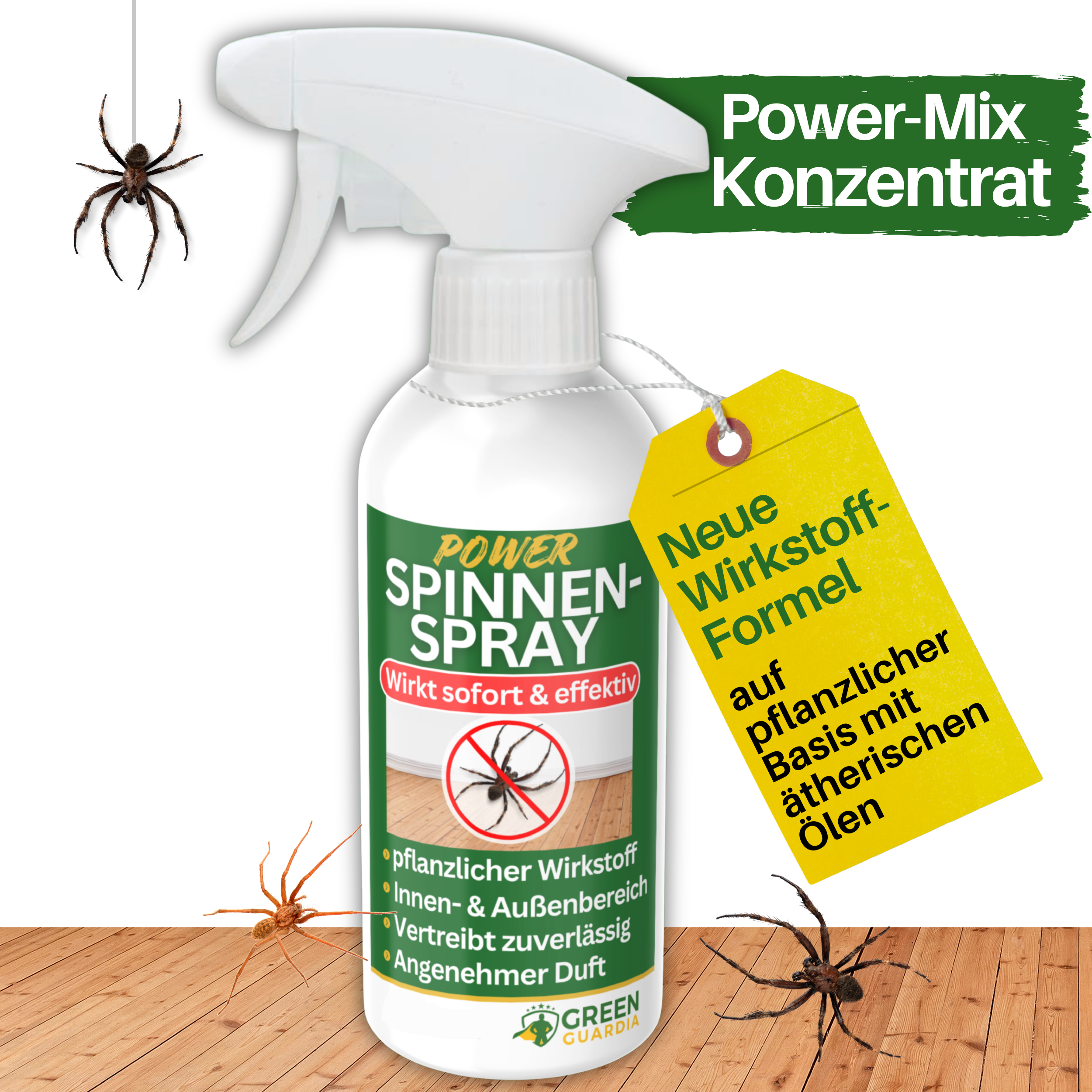 Spray répulsif puissant contre les araignées 