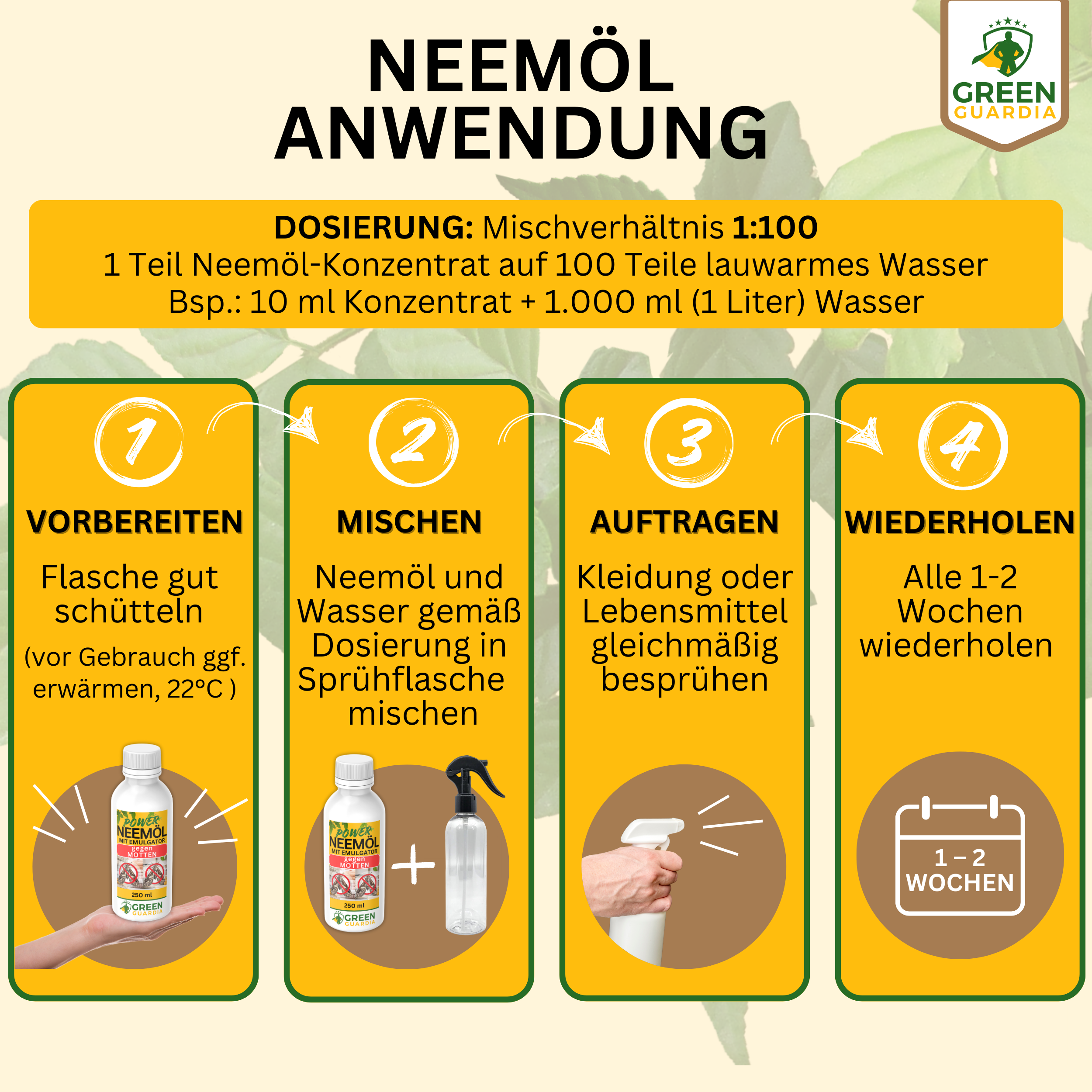 Krachtige Neemolie tegen voedsel- en kledingmotten