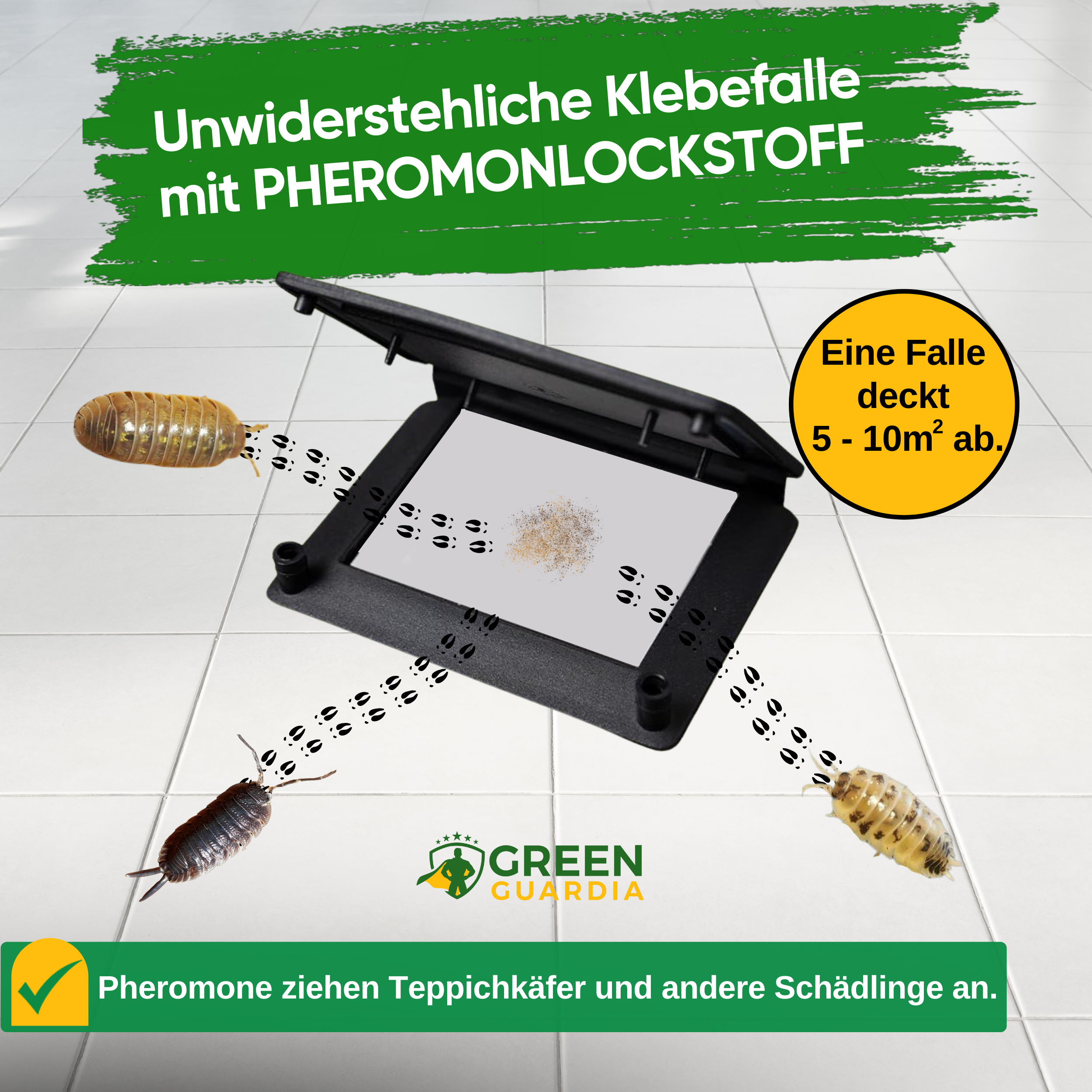 Pissebed met feromonenlokstof