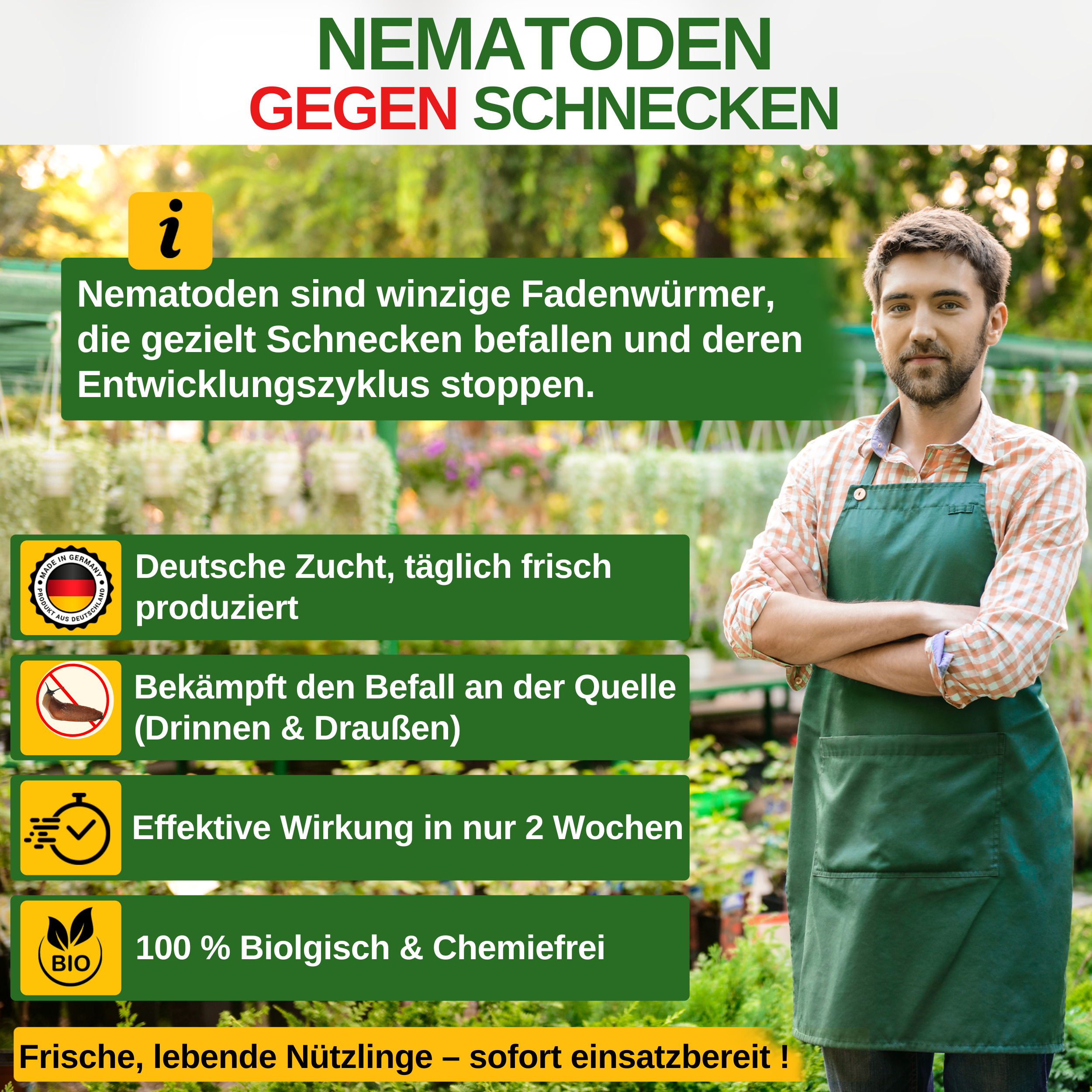 Nematoden tegen alle soorten slakken