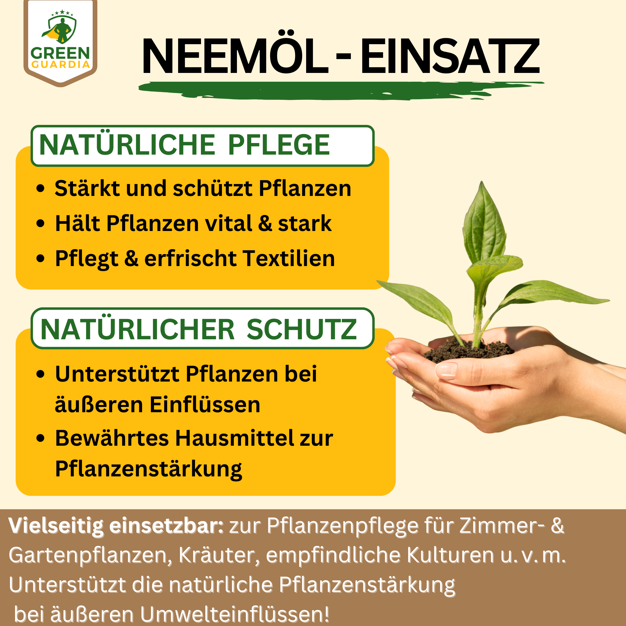 Neemöl Spray 750ml, -Sprühfertig- mit Emulgator zur Pflanzenpflege und Schutz