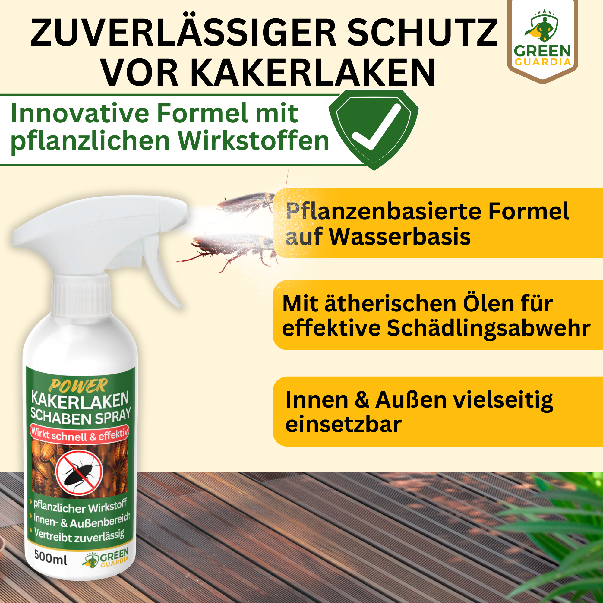 Cockroach Repellent Spray Power Concentrate 