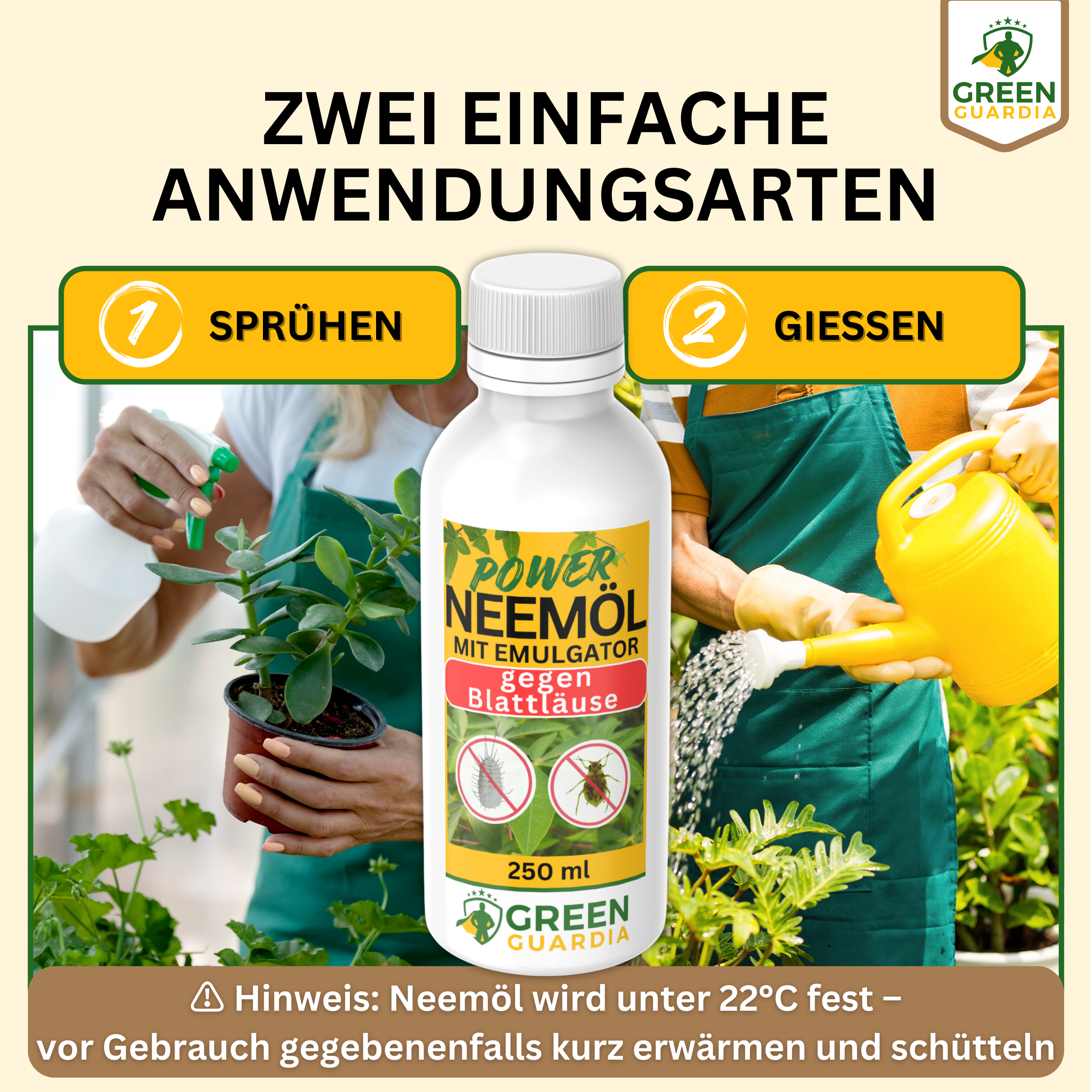 Huile de Neem puissante contre les pucerons et les cochenilles 