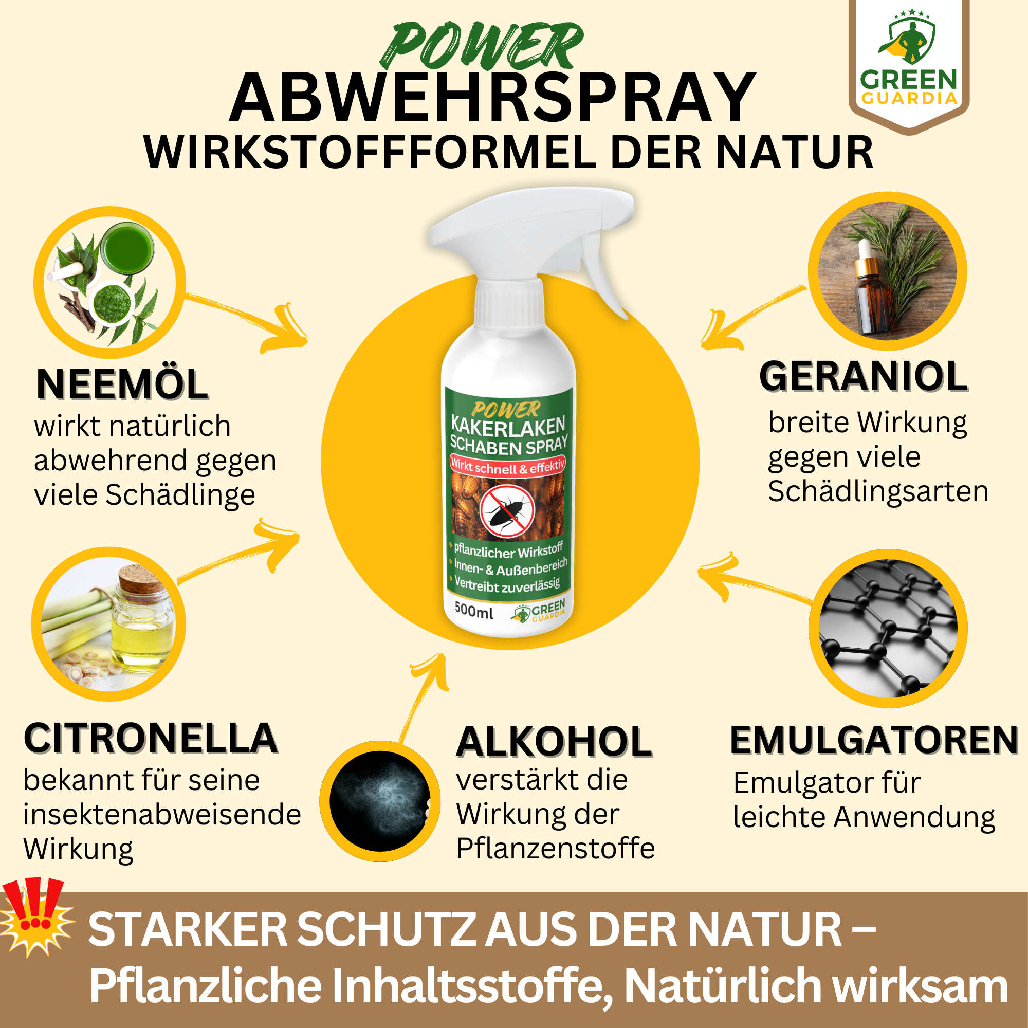 Cockroach Repellent Spray Power Concentrate 