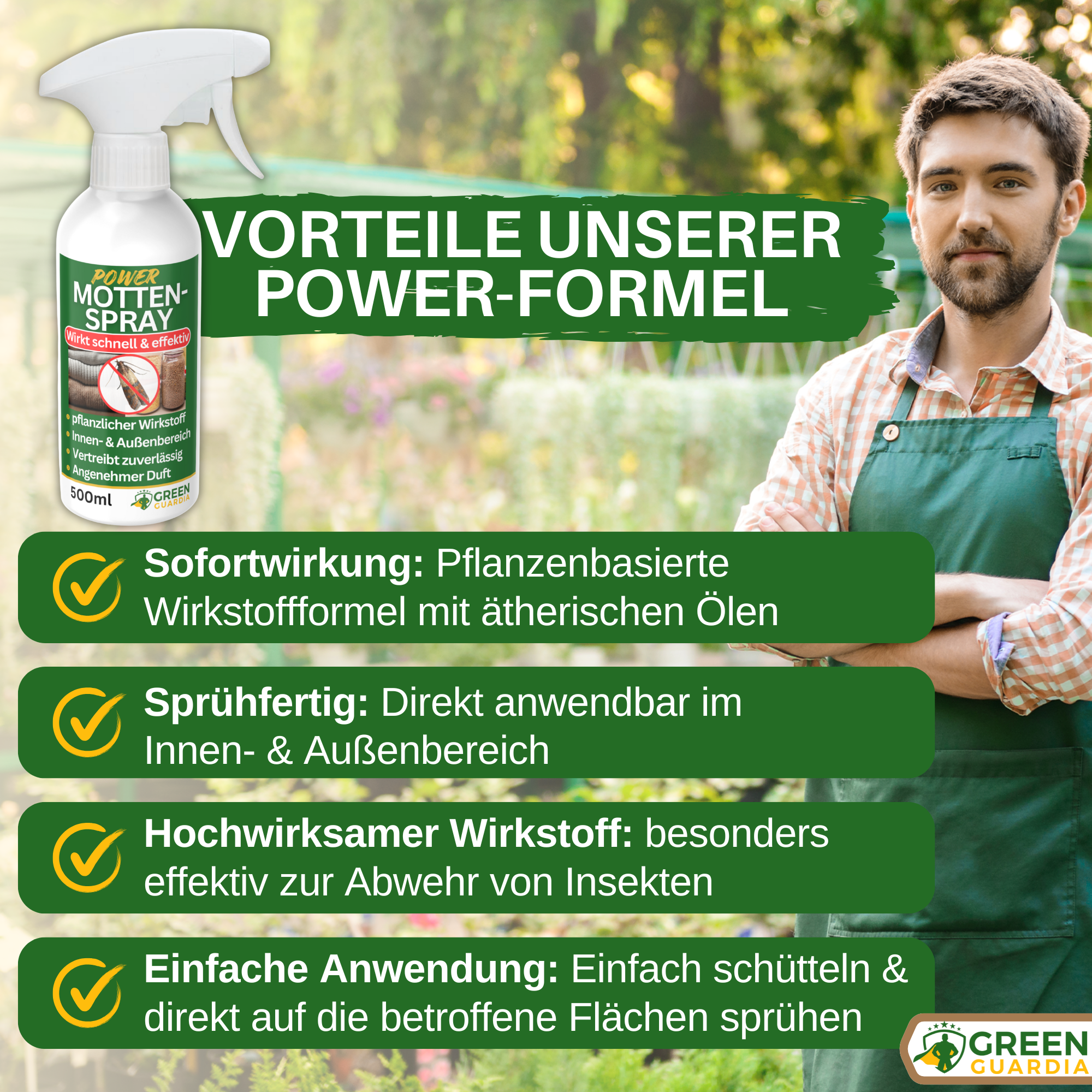 Moth Repellent Spray Power Concentrate 