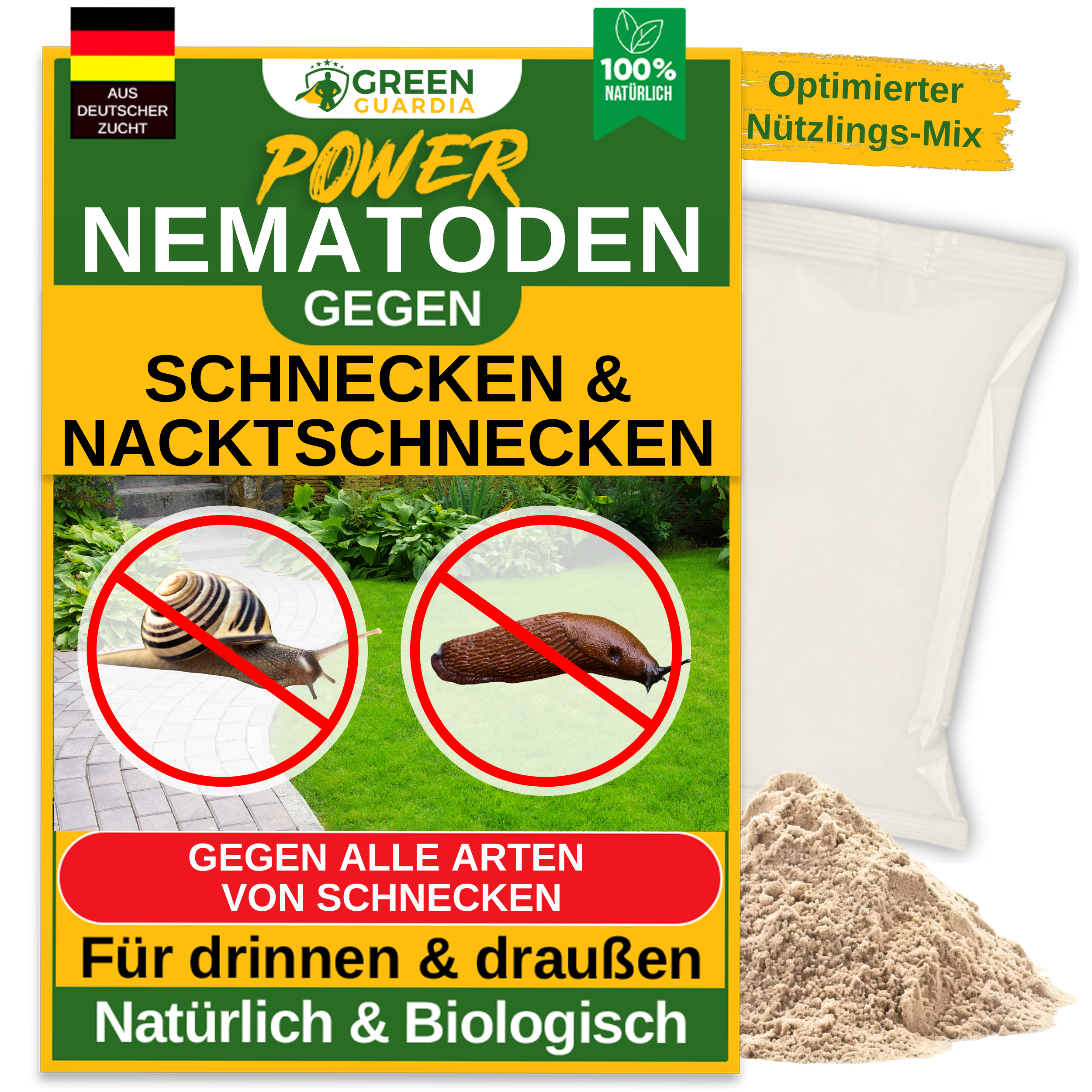 Nématodes contre tous les types d'escargots 