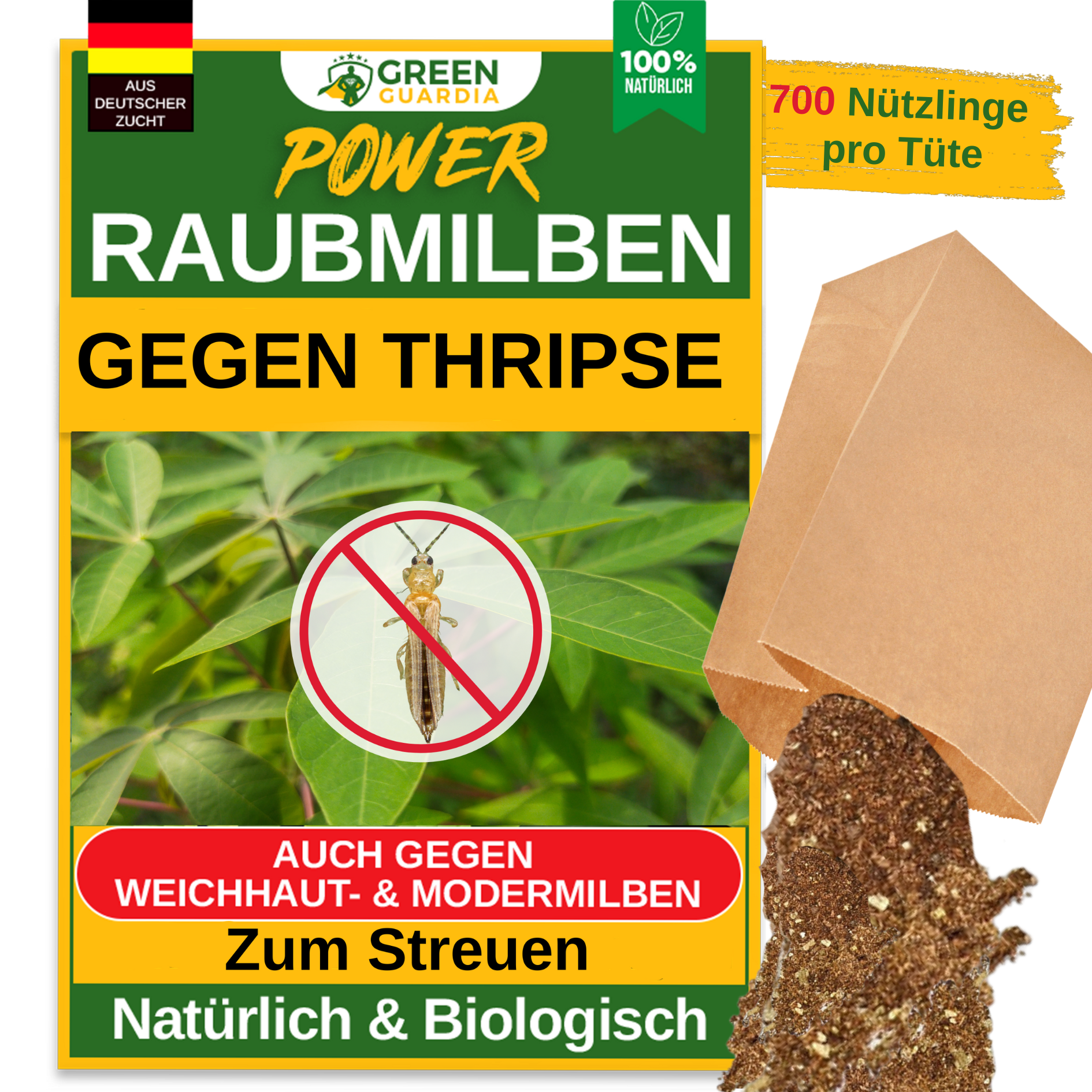 Acariens prédateurs contre les thrips – produit en vrac 