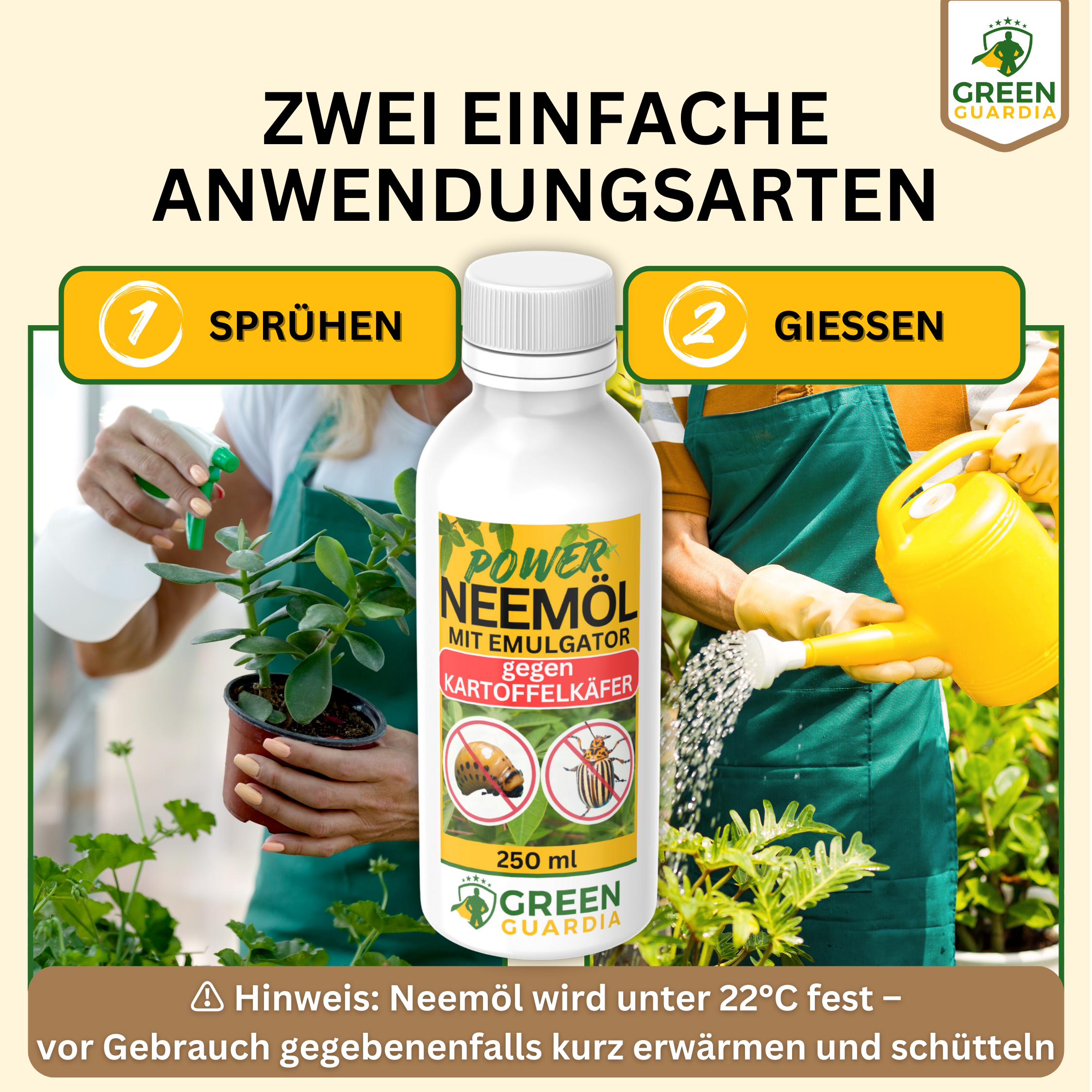 Neemolie tegen Coloradokevers