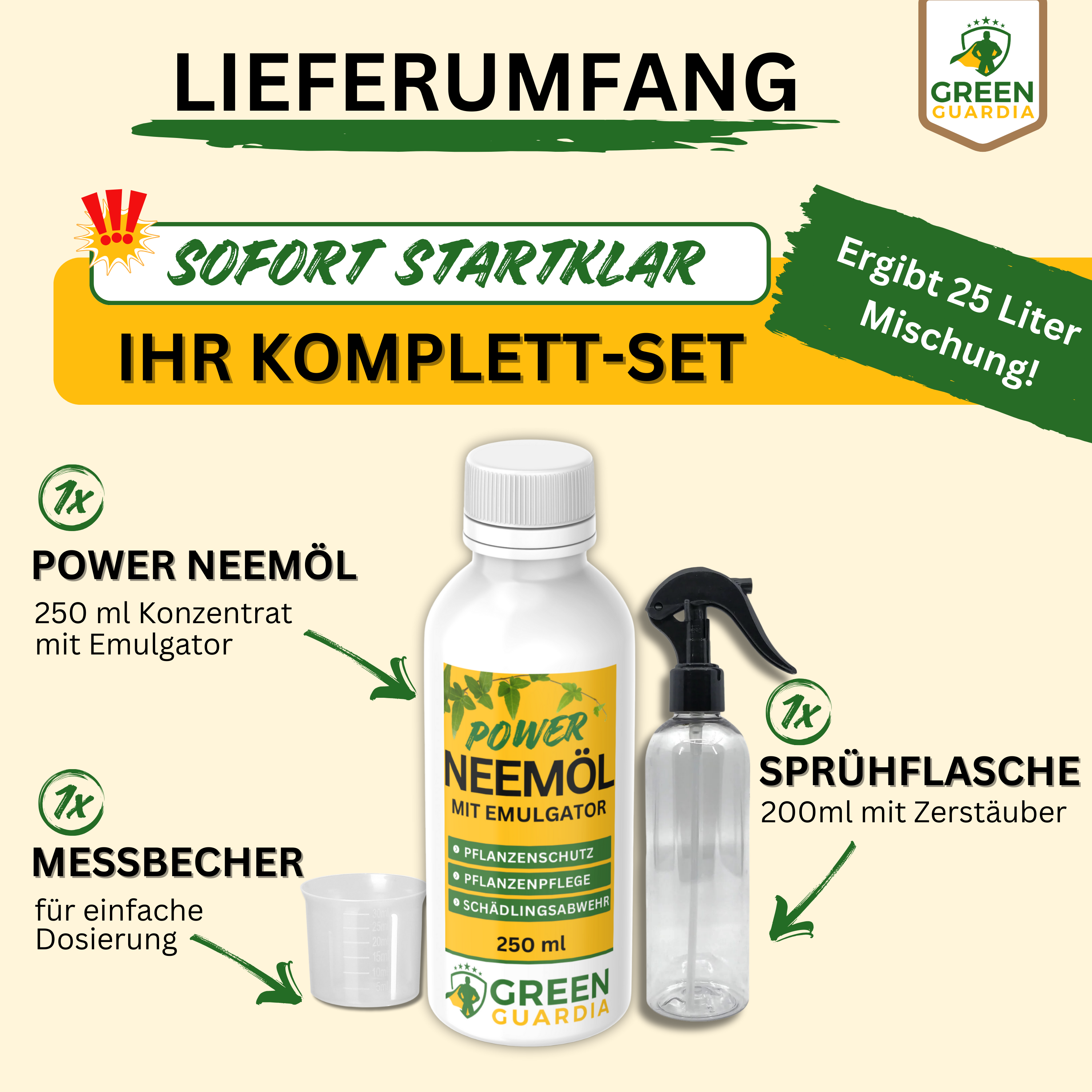 Power Neem Oil with Emulsifier for Houseplants &amp; Garden 