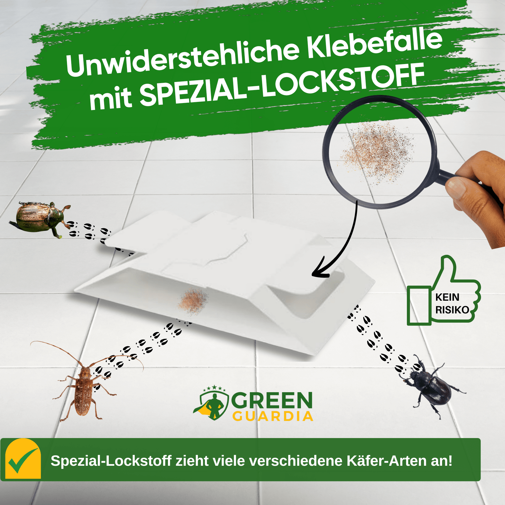Käfer Falle mit Spezial - Lockstoff - Green Guardia - Ihr Experte für Schädlinge und Pflanzen