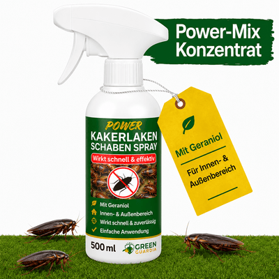 Kakerlaken / Schaben-Abwehrspray Power-Konzentrat - Green Guardia - Ihr Experte für Schädlinge und Pflanzen