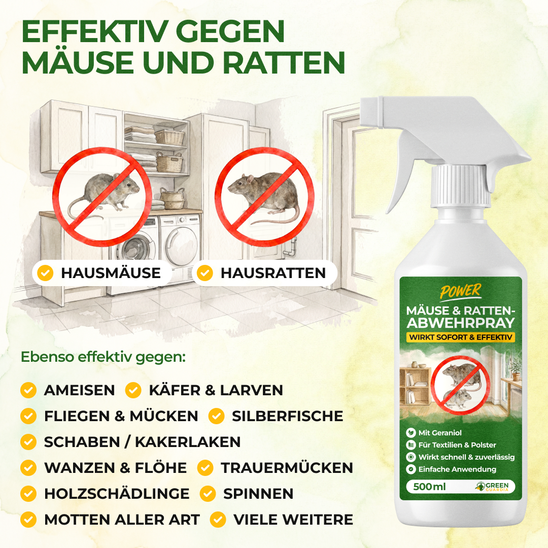 Mouse/Rat Repellent Spray Power Concentrate - 500ml