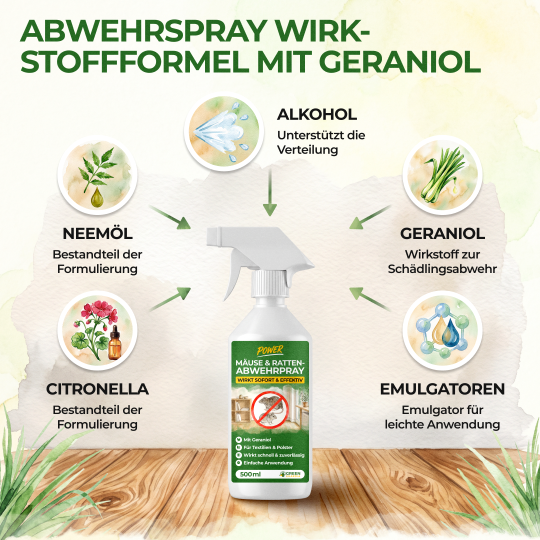 Mouse/Rat Repellent Spray Power Concentrate - 500ml
