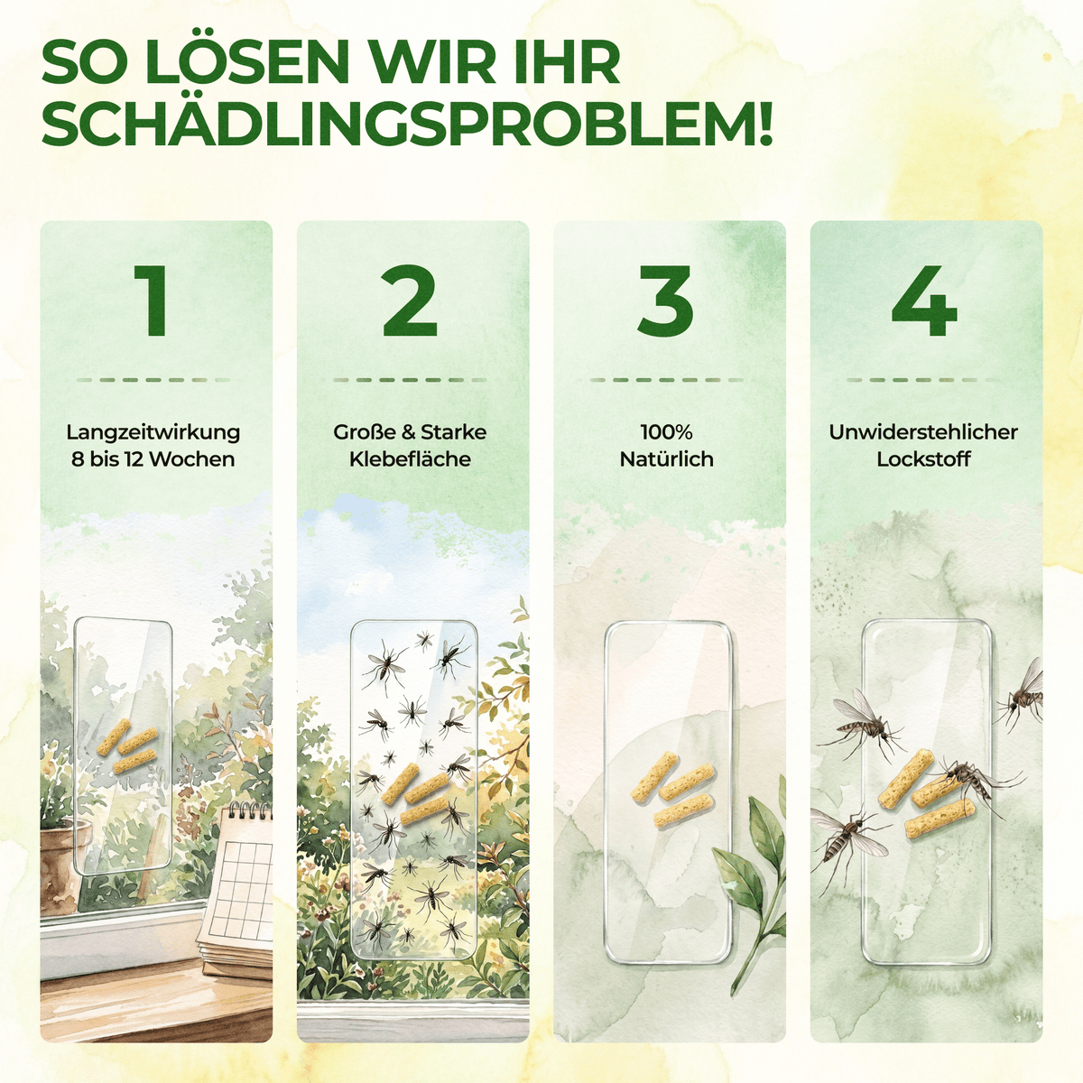 Mücken Fenster-Falle - Green Guardia - Ihr Experte für Schädlinge und Pflanzen