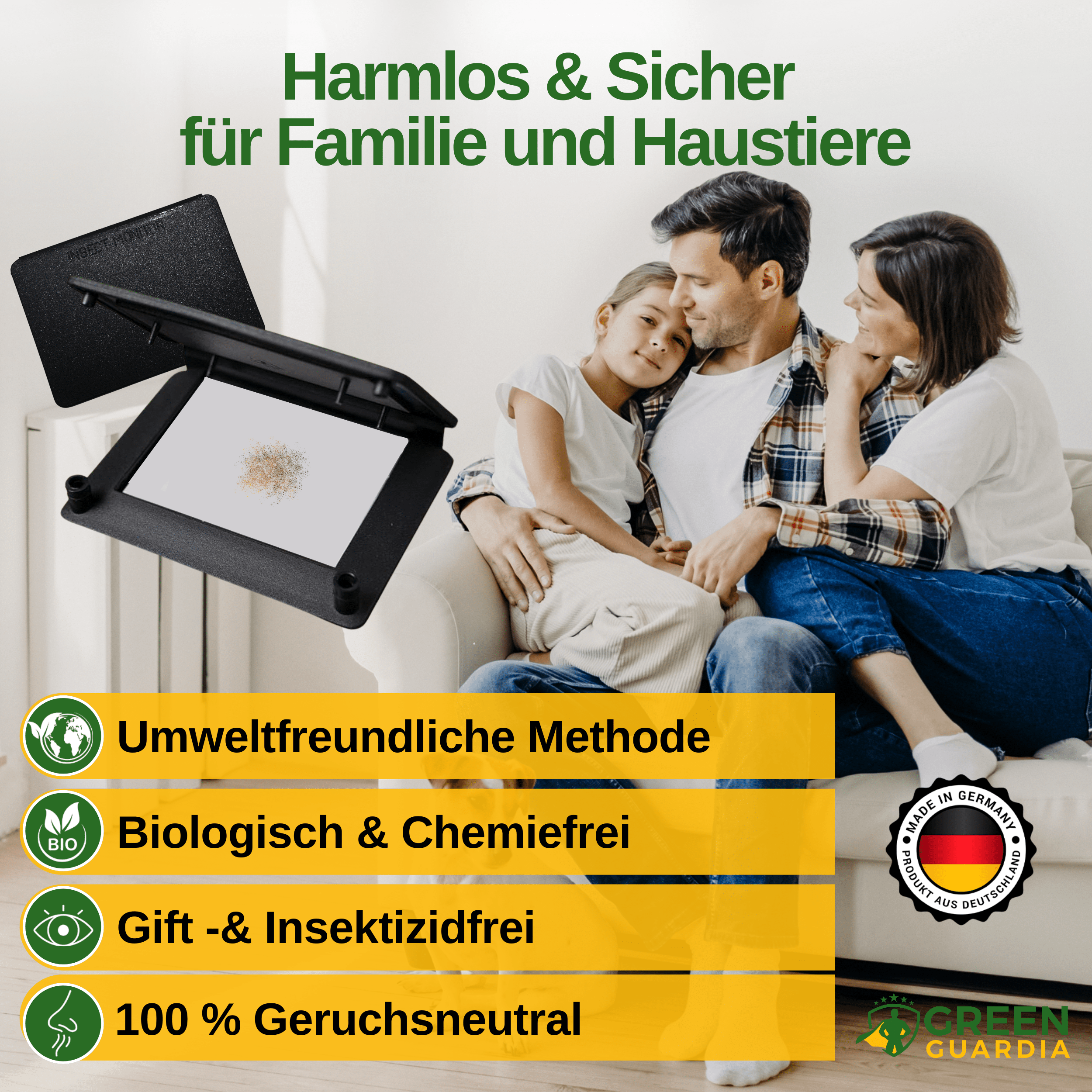 Pheromon - Lockstoff Ersatzfolien für Klebefallen (3x Stück) - Green Guardia - Ihr Experte für Schädlinge und Pflanzen