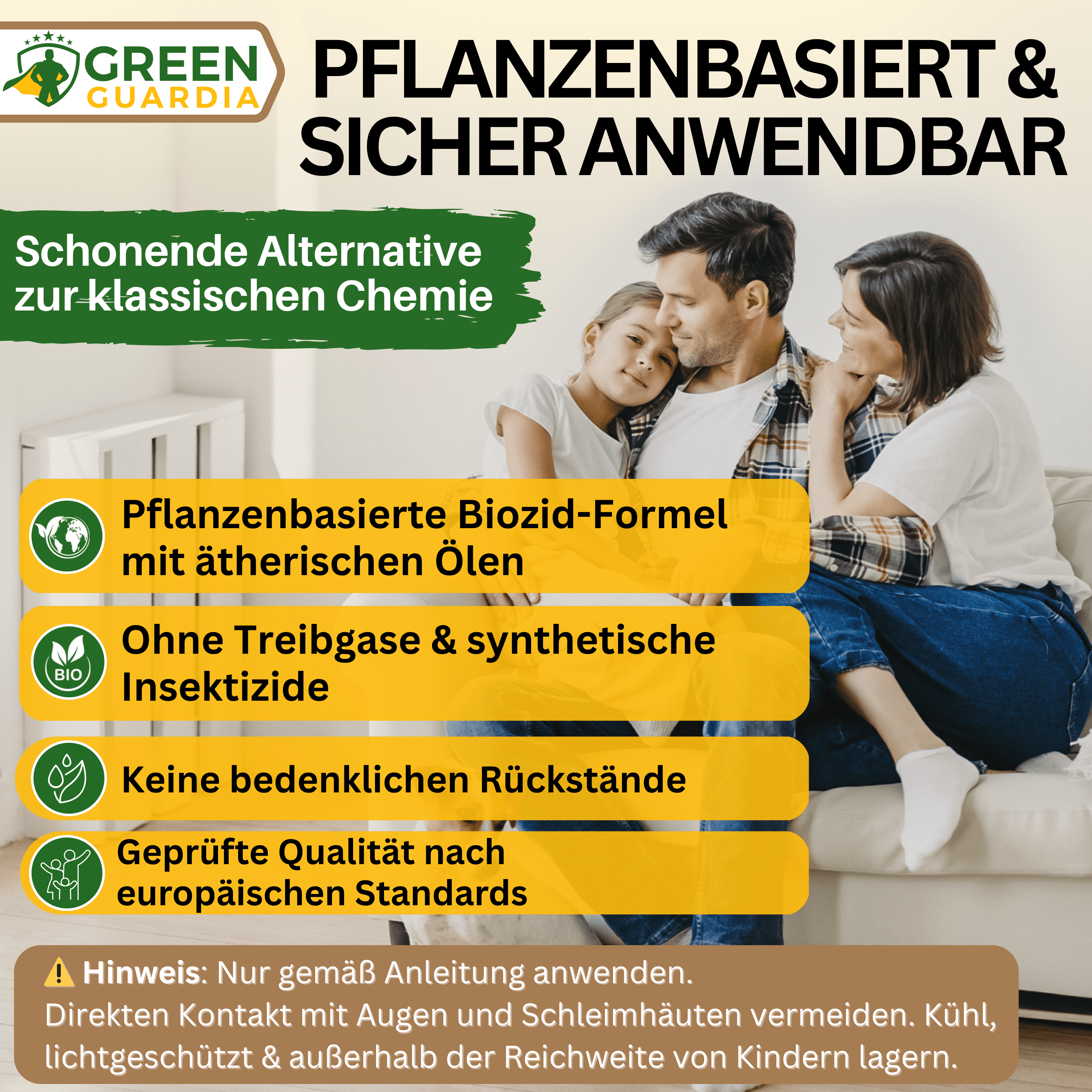 Schädlings - Abwehrspray Power - Konzentrat - Green Guardia - Ihr Experte für Schädlinge und Pflanzen