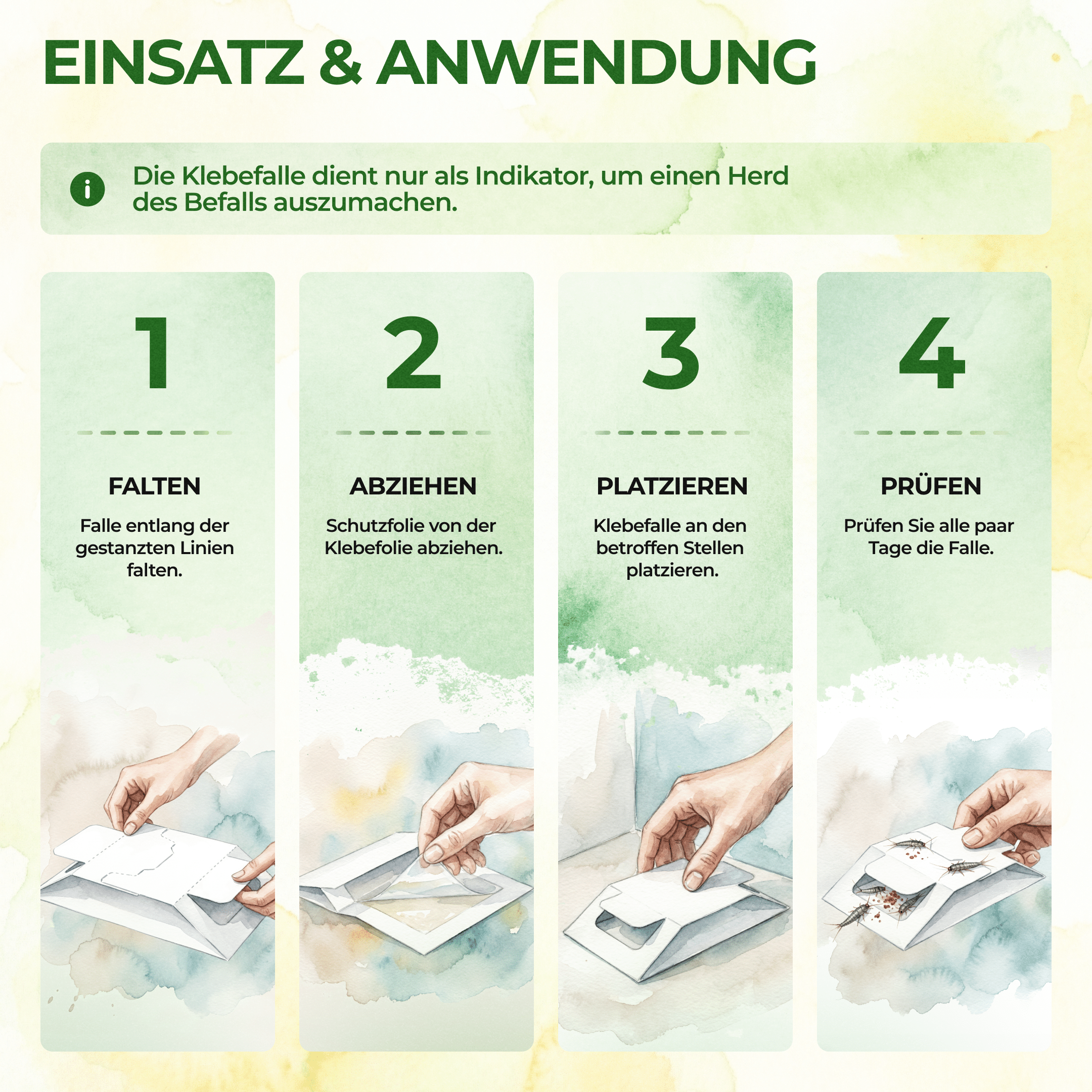 Silberfisch Falle - Green Guardia - Ihr Experte für Schädlinge und Pflanzen