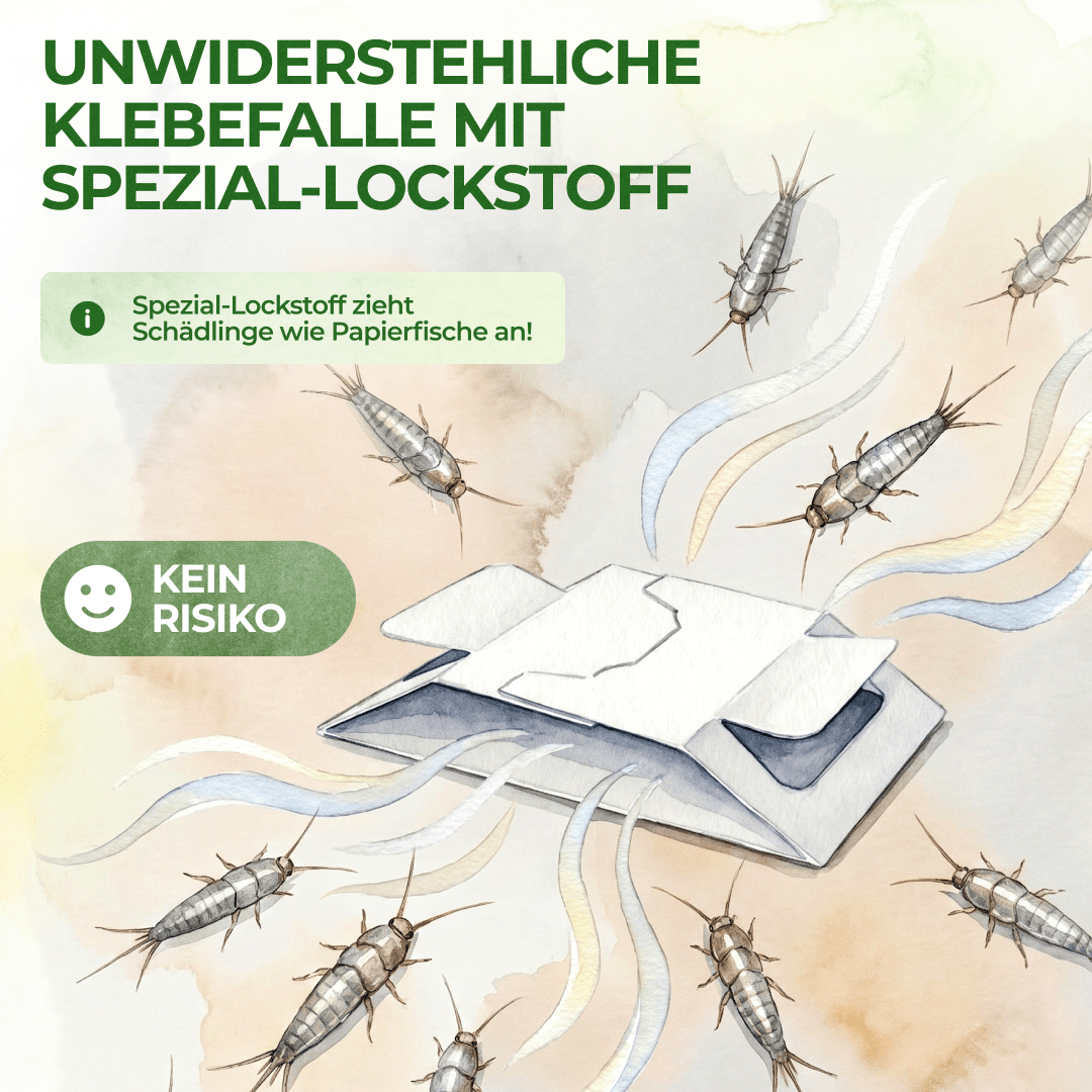 Silberfisch Falle - Green Guardia - Ihr Experte für Schädlinge und Pflanzen