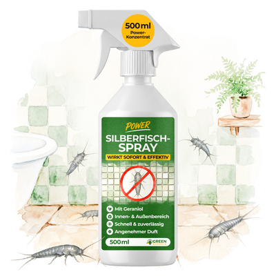 Spray répulsif concentré contre les lépismes argentés et les poissons-papiers-500 ml
