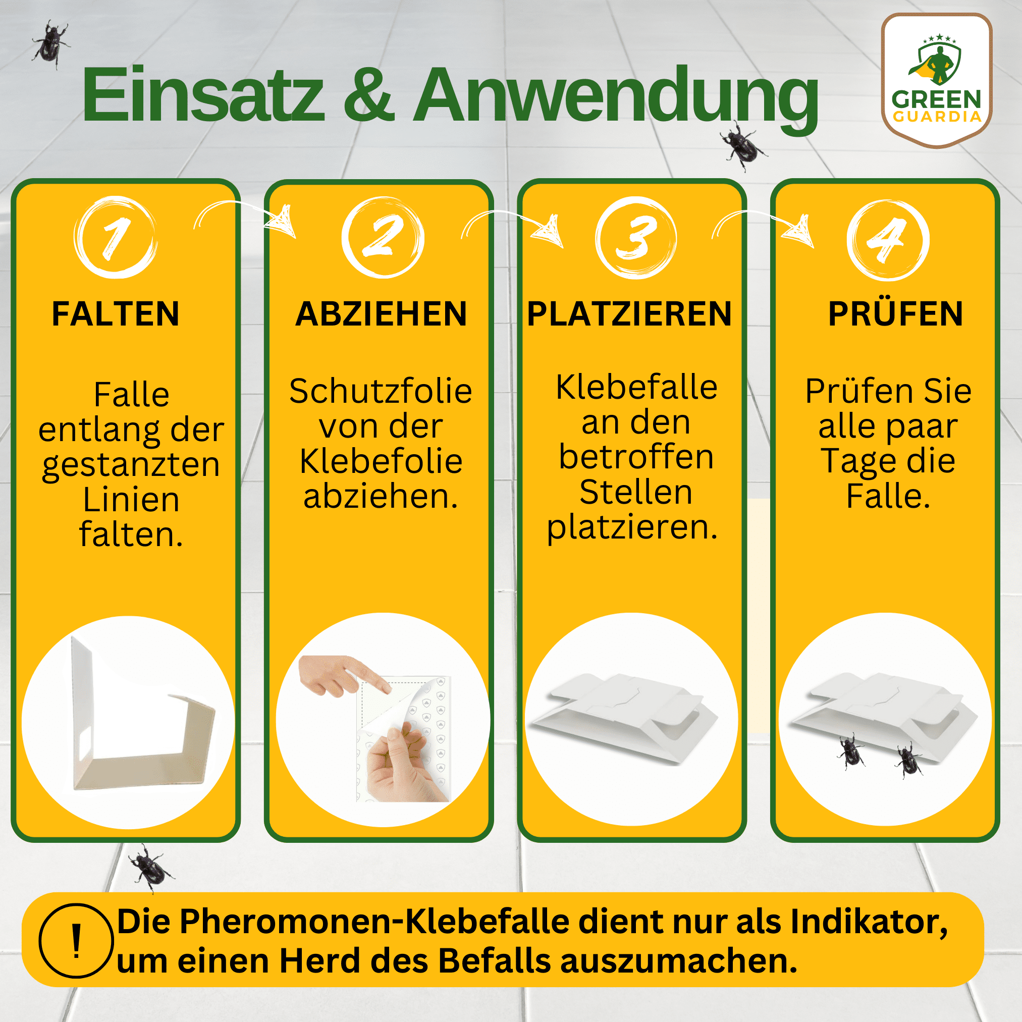 Speckkäfer Falle mit Spezial - Lockstoff - Green Guardia - Ihr Experte für Schädlinge und Pflanzen