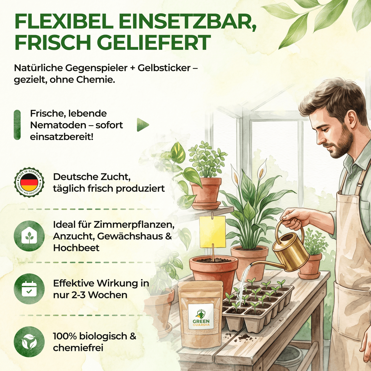 Trauermücken-Frei Set - Green Guardia - Ihr Experte für Schädlinge und Pflanzen