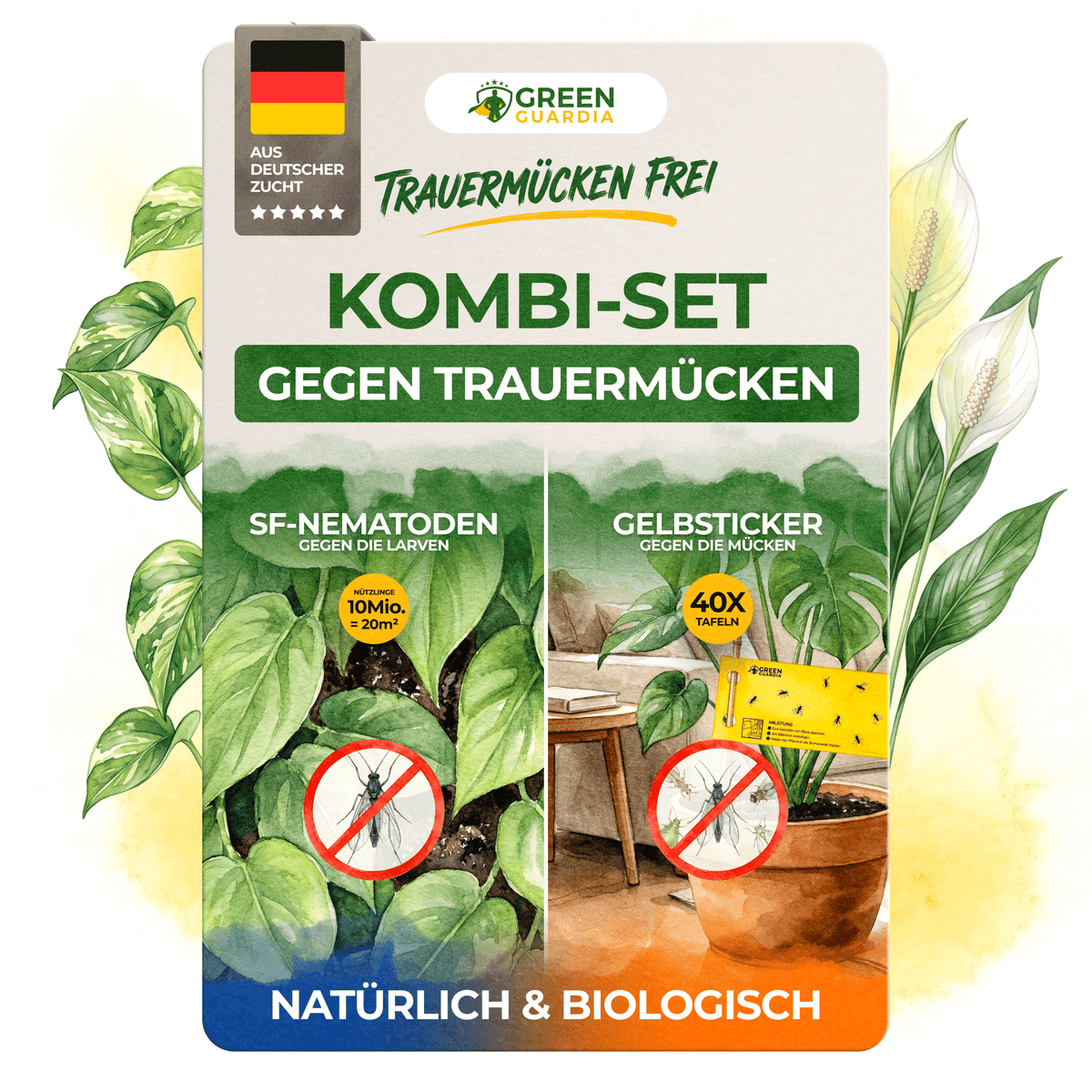 Trauermücken-Frei Set - Green Guardia - Ihr Experte für Schädlinge und Pflanzen