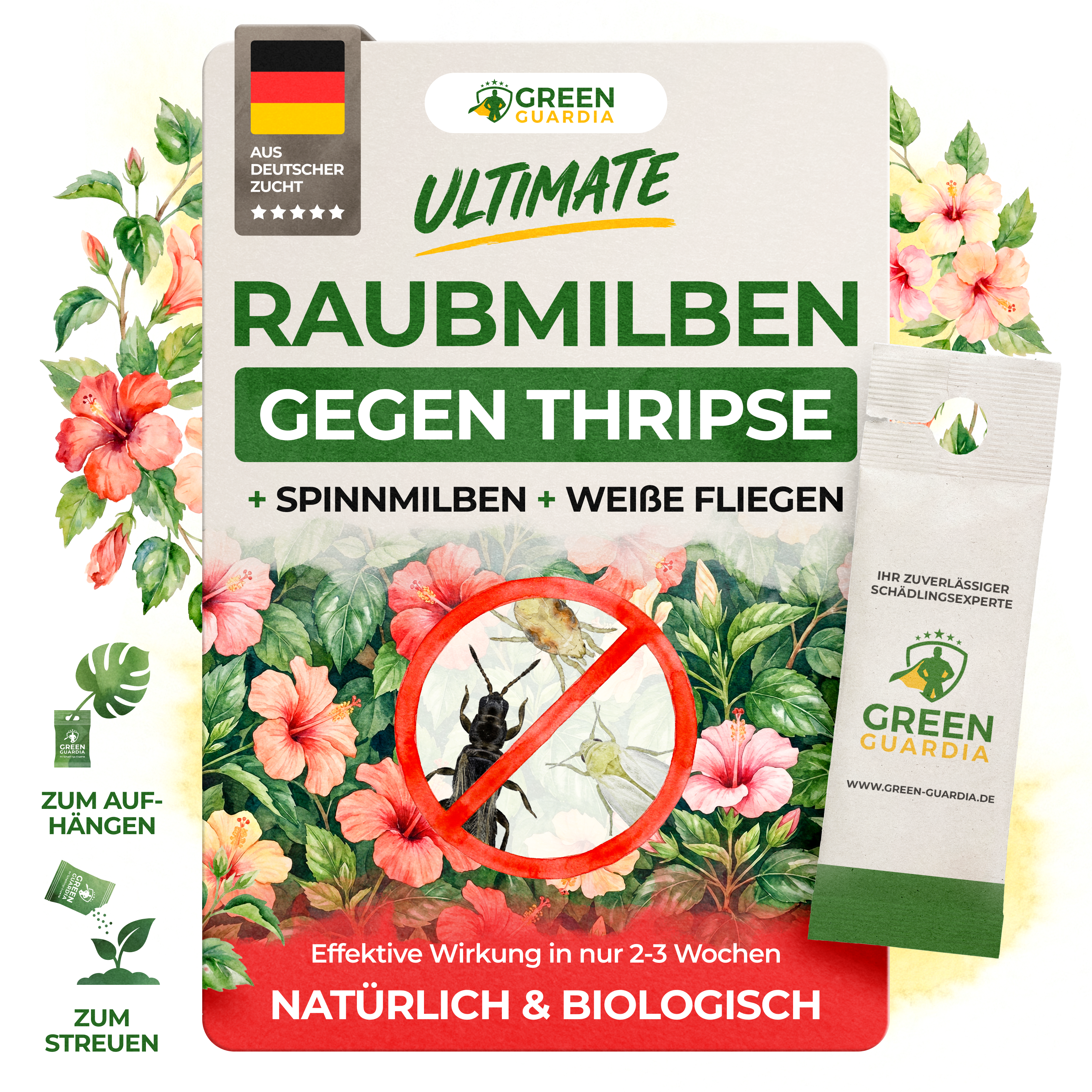Ultimate Raubmilben gegen Thripse, Spinnmilben & Weiße Fliegen