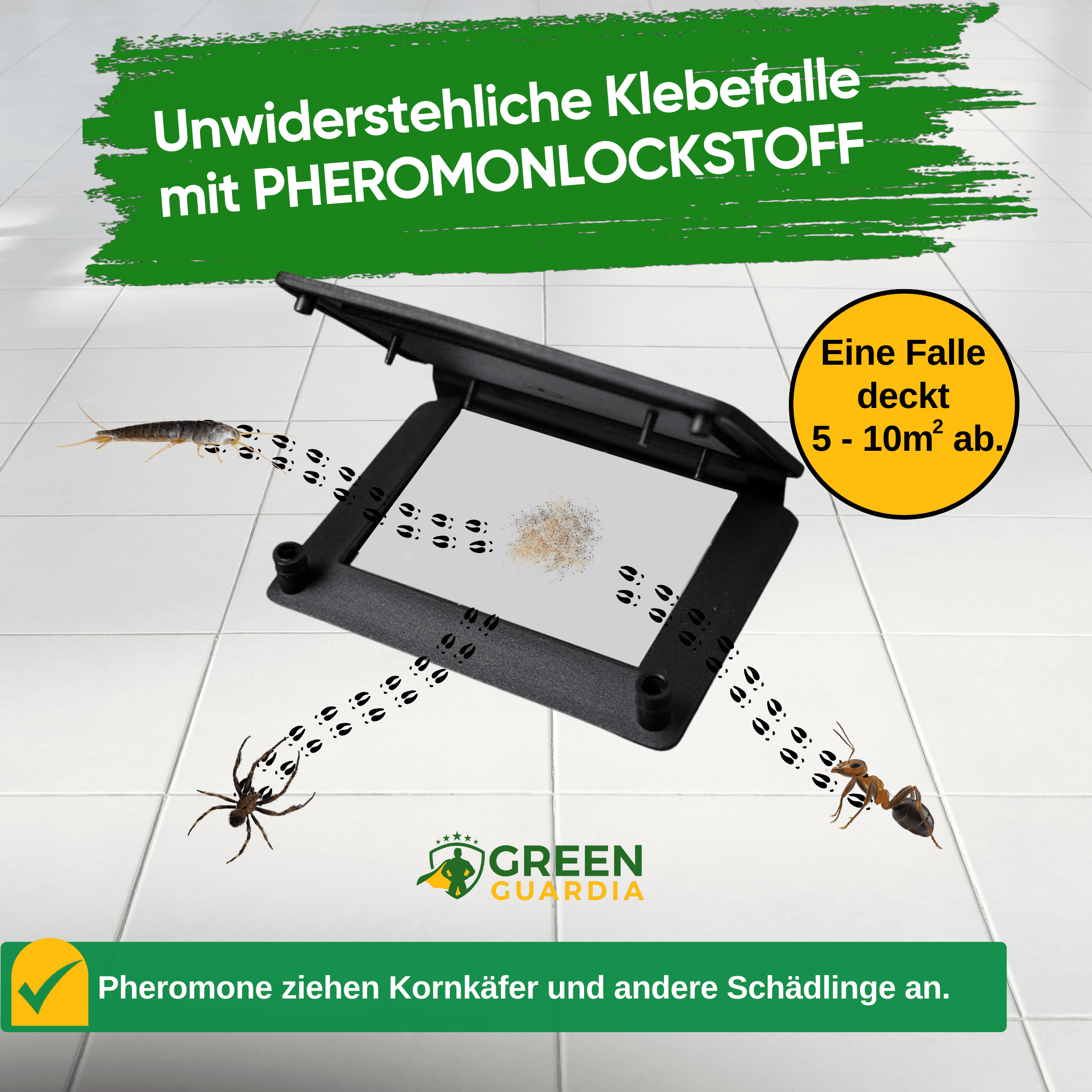 Ungeziefer / Insekten Falle mit Pheromon - Lockstoff - Green Guardia - Ihr Experte für Schädlinge und Pflanzen