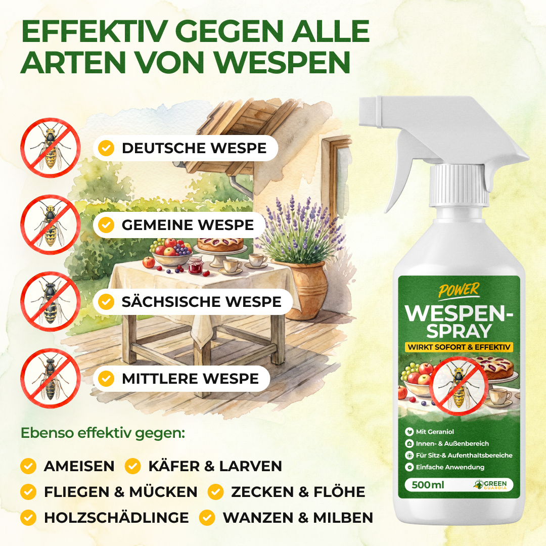 Wasp Repellent Spray Power Concentrate - 500ml