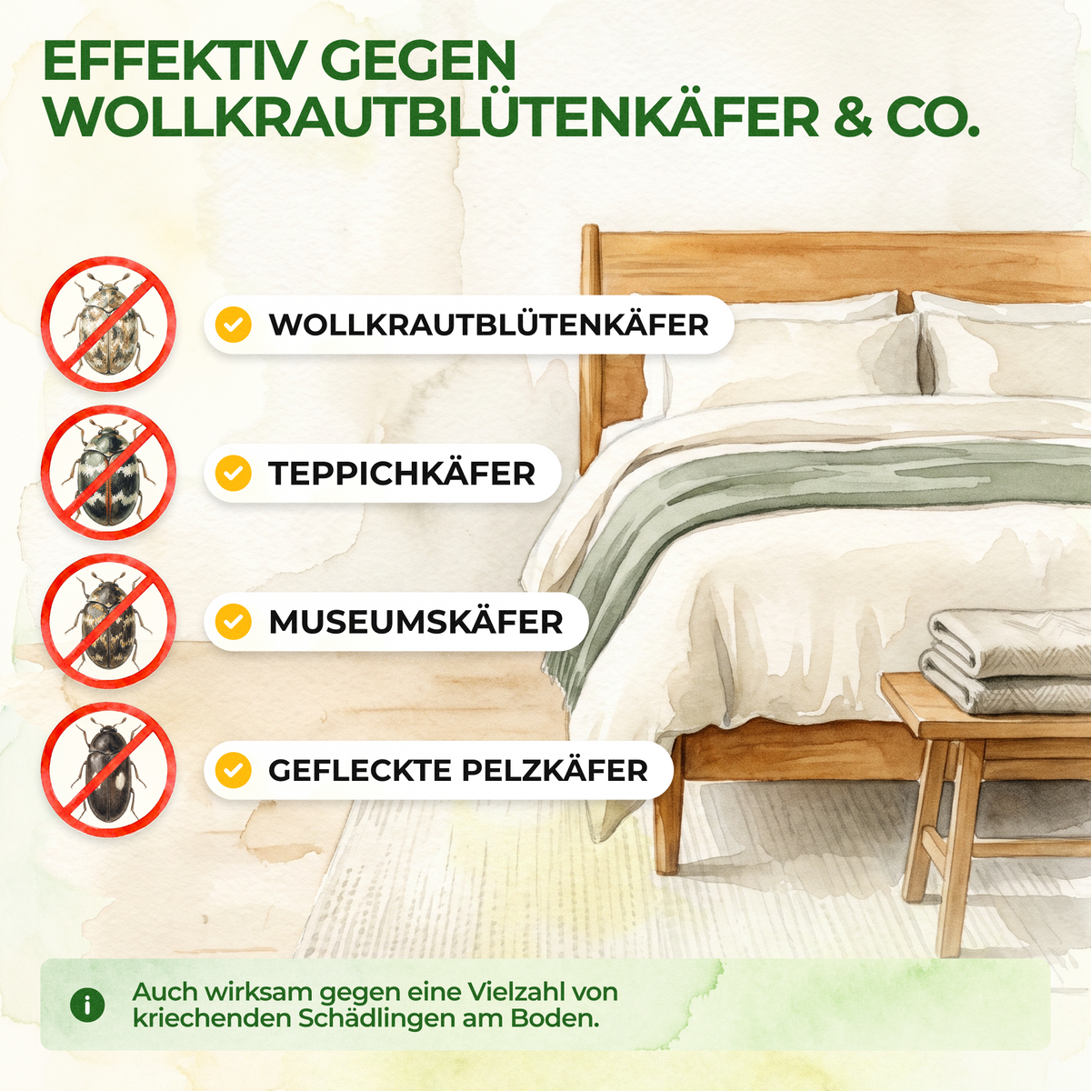 Wollige bladluiskeverval met feromoonlokstof