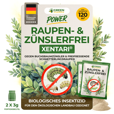 XenTari® Zünslerfrei & Raupenfrei, 2 x 3g - Green Guardia - Ihr Experte für Schädlinge und Pflanzen