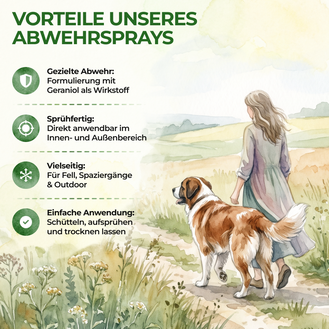 Spray anti-tiques concentré pour chiens-500 ml